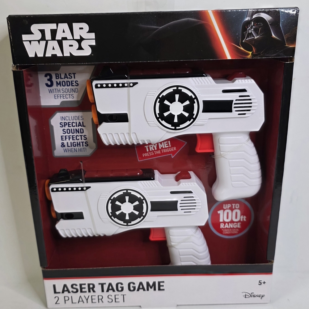 Disney Star Wars White and Red 2-Player Laser Tag Blasters